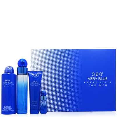 360 VERY BLUE/PERRY ELLIS SET (M)
