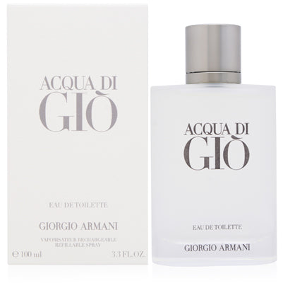 ACQUA DI GIO MEN/GIORGIO ARMANI EDT REFILLABLE SPRAY 3.3 OZ (100 ML) (M)
