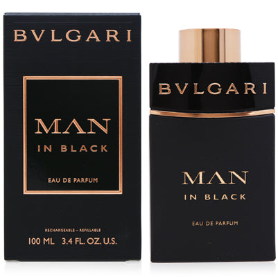 BULGARI MAN IN BLACK/BULGARI EDP SPRAY REFILLABLE 3.4 OZ (100 ML) (M)
