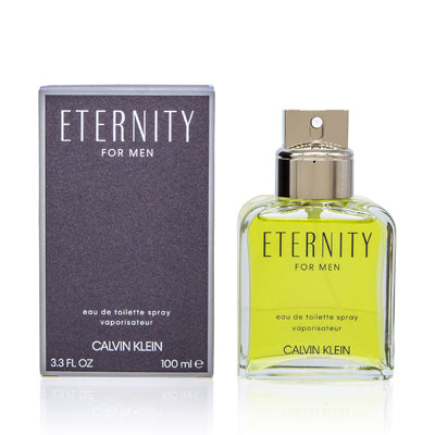 ETERNITY MEN/CALVIN KLEIN EDT SPRAY 3.4 OZ (M)