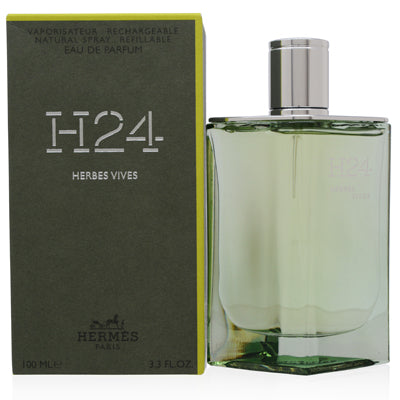H24 HERBES VIVES/HERMES EDP REFILLABLE SPRAY 3.3 OZ (100 ML) (M)