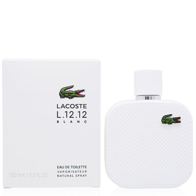 L.12.12 BLANC/LACOSTE EDT SPRAY (WHITE) 3.3 OZ (100 ML) (M)
