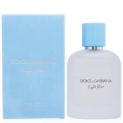 LIGHT BLUE POUR HOMME/D&G EDT SPRAY 3.38 OZ (100 ML) (M)