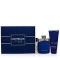 MONTBLANC LEGEND BLUE/MONT BLANC SET (M)