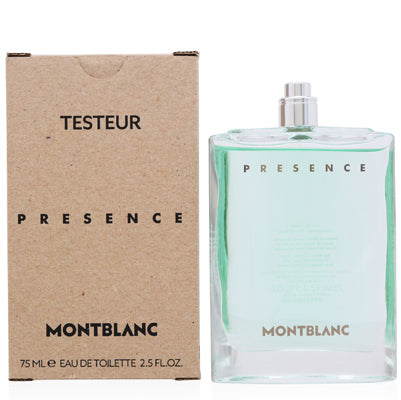 PRESENCE FOR MEN/MONT BLANC EDT SPRAY NO CAP TESTER 2.5 OZ (M)