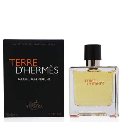 TERRE D'HERMES/HERMES PARFUM-PURE PERFUME SPRAY 2.5 OZ (75 ML) (M)