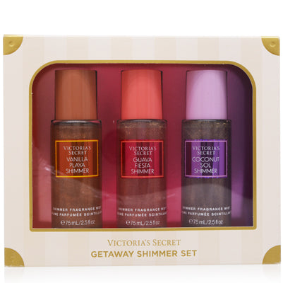 GETAWAY SHIMMER SET/VICTORIA'S SECRET 3 PC. SET (W)