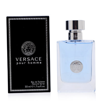 VERSACE SIGNATURE HOMME/VERSACE EDT SPRAY (BLUE/SILVER) 1.7 OZ (M)