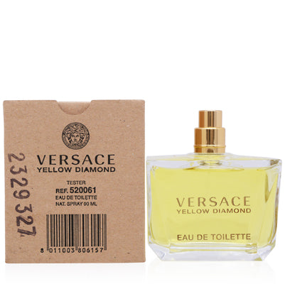 VERSACE YELLOW DIAMOND/VERSACE EDT SPRAY NO CAP TESTER 3.0 OZ (90 ML) (W)